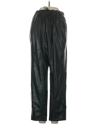 Pre-owned Zara Casual Pants In Black