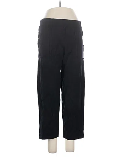 Pre-owned Zara Casual Pants In Black