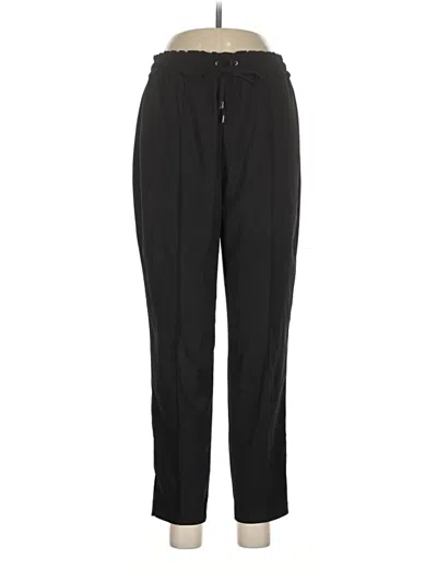 Pre-owned Zara Casual Pants In Black