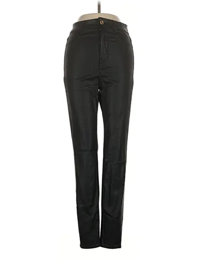 Pre-owned Zara Casual Pants In Black