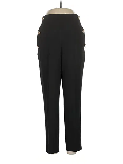 Pre-owned Zara Casual Pants In Black