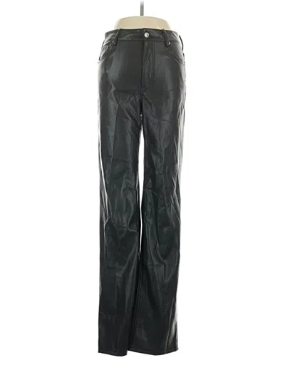 Pre-owned Zara Casual Pants In Black