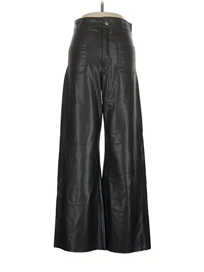 Pre-owned Zara Casual Pants In Black