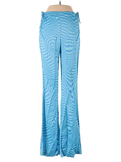 Pre-owned Zara Casual Pants In Blue