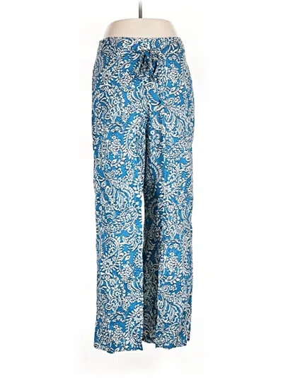 Pre-owned Zara Casual Pants In Blue