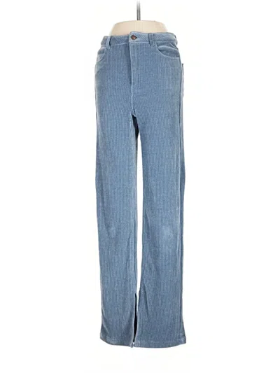 Pre-owned Zara Casual Pants In Blue
