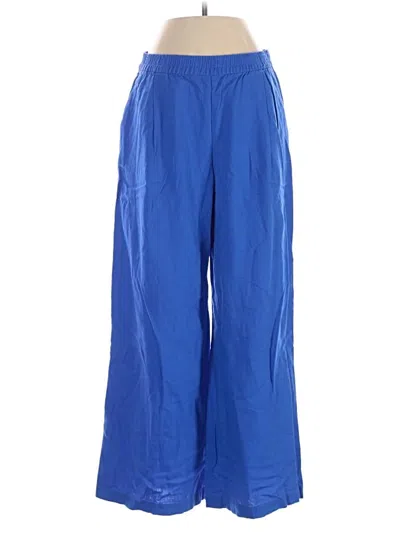 Pre-owned Zara Casual Pants In Blue