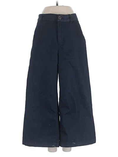 Pre-owned Zara Casual Pants In Blue