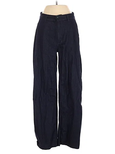 Pre-owned Zara Casual Pants In Blue