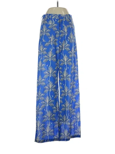 Zara Casual Pants In Blue