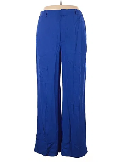 Pre-owned Zara Casual Pants In Blue