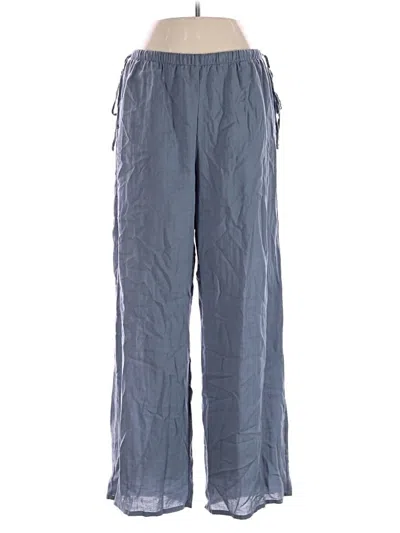 Pre-owned Zara Casual Pants In Blue