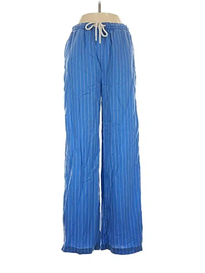 Pre-owned Zara Casual Pants In Blue