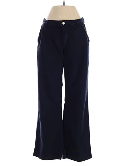 Pre-owned Zara Casual Pants In Blue