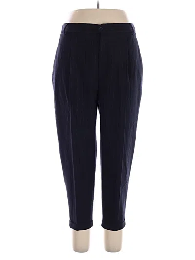 Pre-owned Zara Casual Pants In Blue
