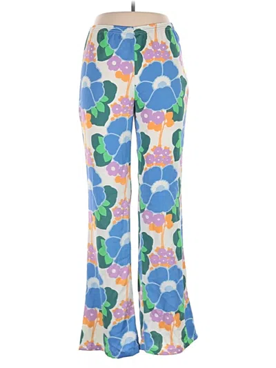 Zara Casual Pants In Blue
