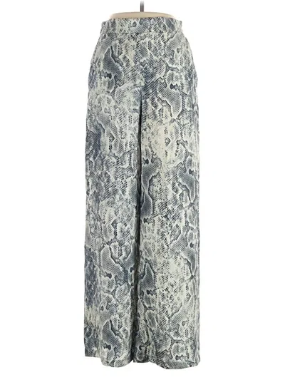 Zara Casual Pants In Blue