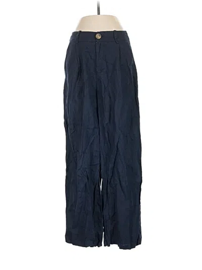 Pre-owned Zara Casual Pants In Blue