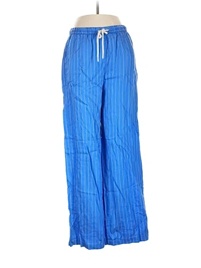 Pre-owned Zara Casual Pants In Blue