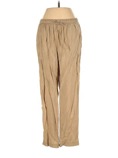 Pre-owned Zara Casual Pants In Brown