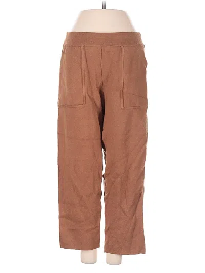 Pre-owned Zara Casual Pants In Brown