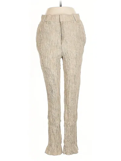 Pre-owned Zara Casual Pants In Brown