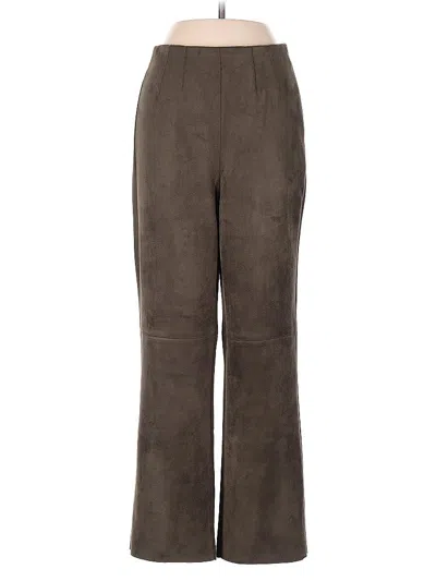 Pre-owned Zara Casual Pants In Brown