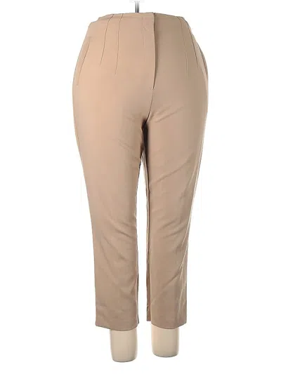 Pre-owned Zara Casual Pants In Brown