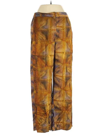 Pre-owned Zara Casual Pants In Brown