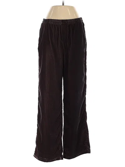 Pre-owned Zara Casual Pants In Brown