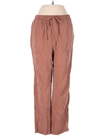 Pre-owned Zara Casual Pants In Brown