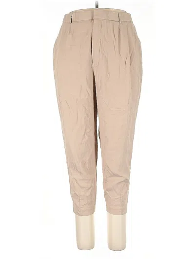 Pre-owned Zara Casual Pants In Brown