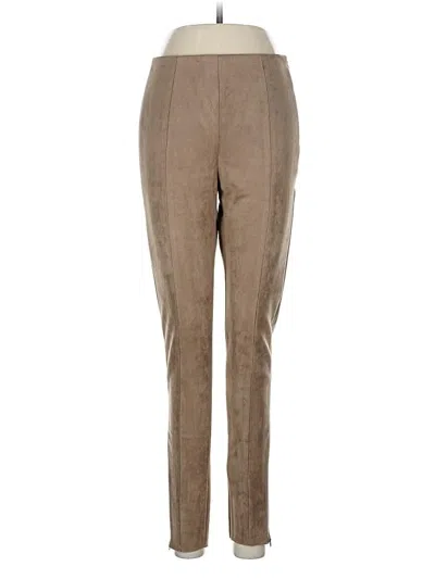 Pre-owned Zara Casual Pants In Brown