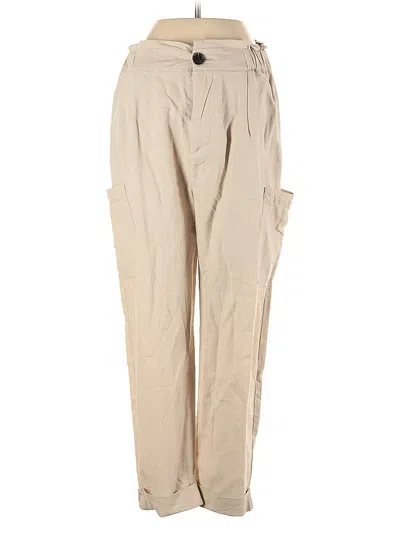 Pre-owned Zara Casual Pants In Brown