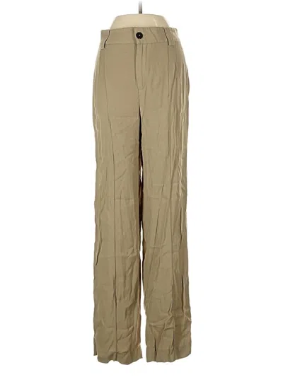 Pre-owned Zara Casual Pants In Brown