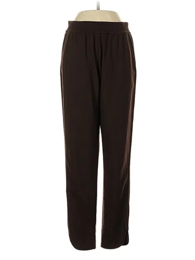 Pre-owned Zara Casual Pants In Brown