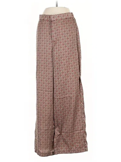 Pre-owned Zara Casual Pants In Brown