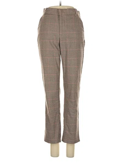 Pre-owned Zara Casual Pants In Brown