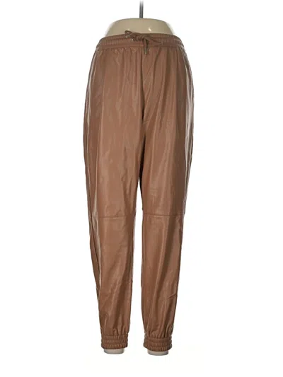 Pre-owned Zara Casual Pants In Brown