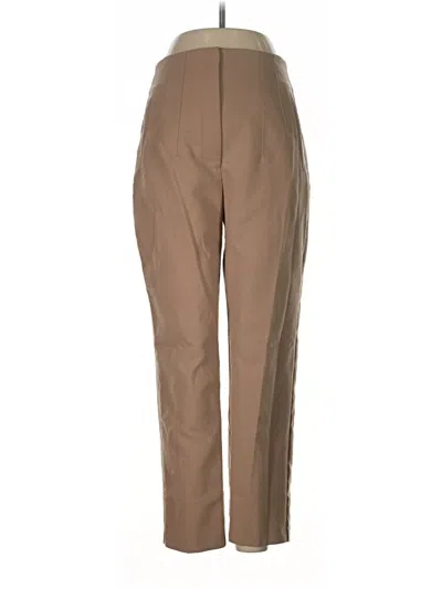 Pre-owned Zara Casual Pants In Brown