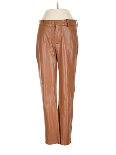 Pre-owned Zara Casual Pants In Brown