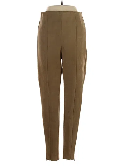 Pre-owned Zara Casual Pants In Brown