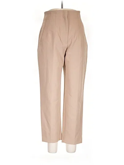 Pre-owned Zara Casual Pants In Brown