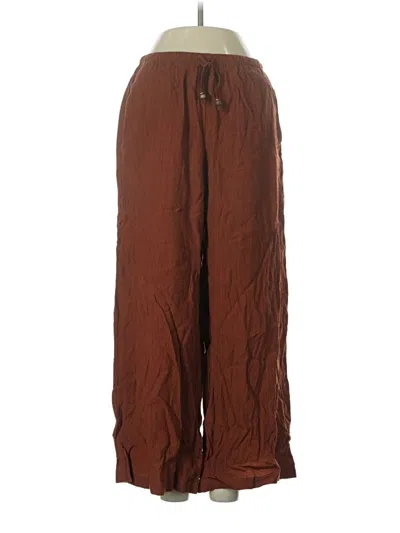 Zara Casual Pants In Brown