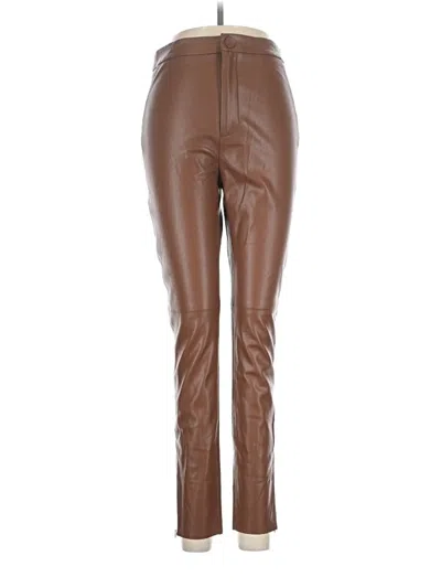 Pre-owned Zara Casual Pants In Brown