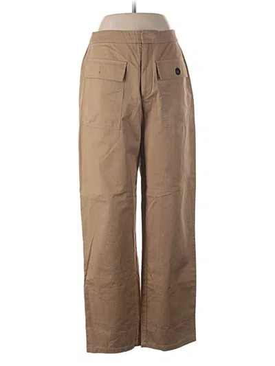 Pre-owned Zara Casual Pants In Brown