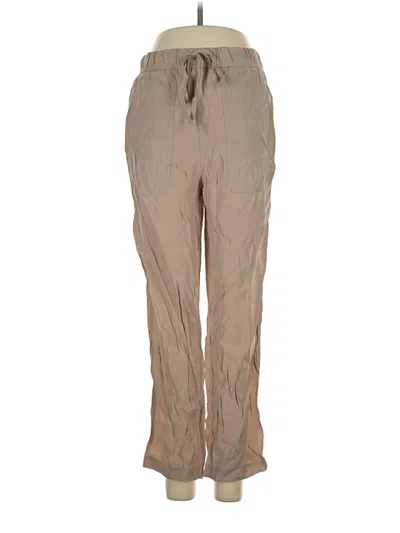 Pre-owned Zara Casual Pants In Brown