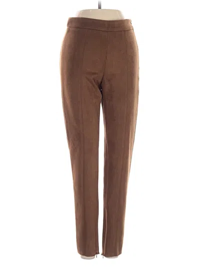 Pre-owned Zara Casual Pants In Brown
