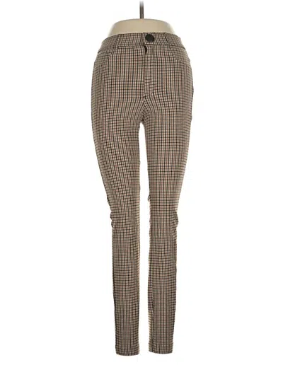 Pre-owned Zara Casual Pants In Brown