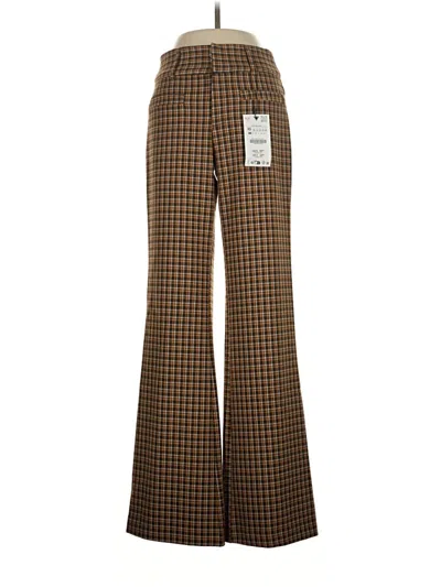 Zara Casual Pants In Brown